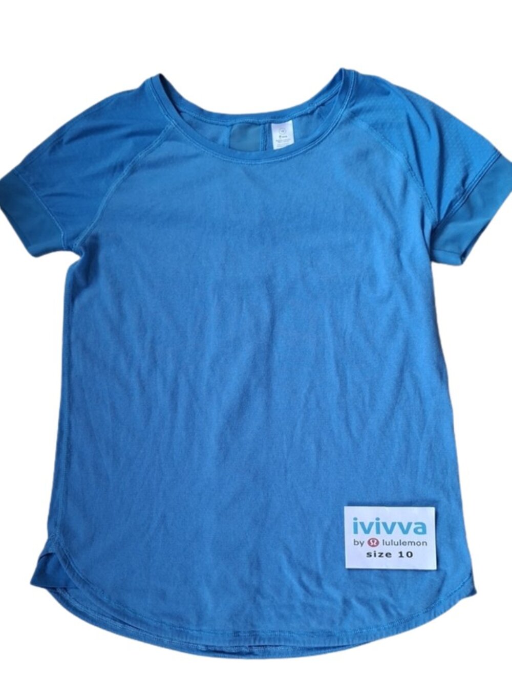 Ivivva by Lululemon🍋 Short Sleeve Blue T-Shirt size 10